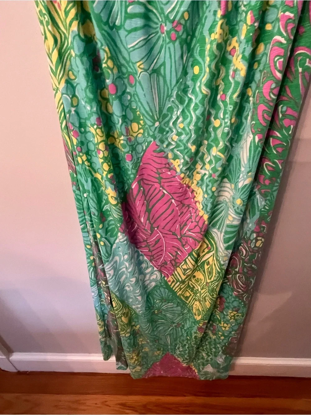 Lilly Pulitzer Strapless Maxi Dress-  Size L - Picture 7 of 12